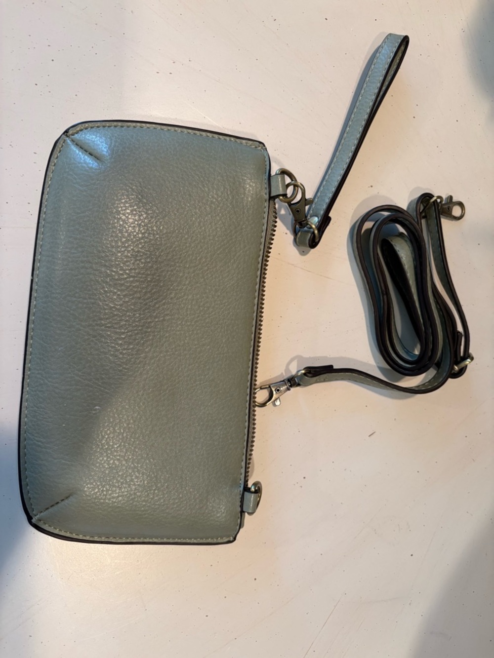 Joy Susan Convertible Wristlet Crossbody - Dusty Sage